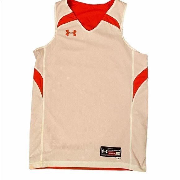 ‎Under Armour Athletic Shirt Boys 14 YMD Reversible Tank Top - Picture 1 of 5